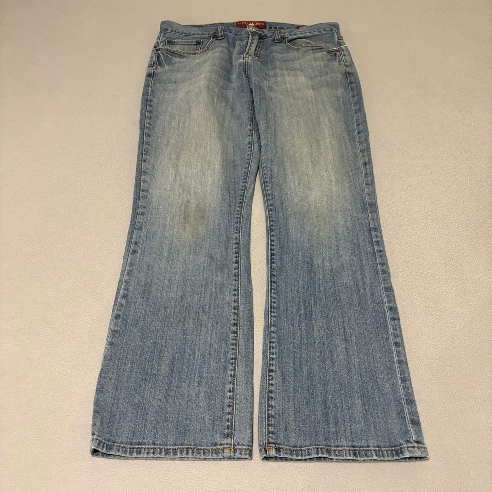 Lucky Brand Mens 34x32 221 Original Boot Jeans Light Wash Blue Denim Bootcut